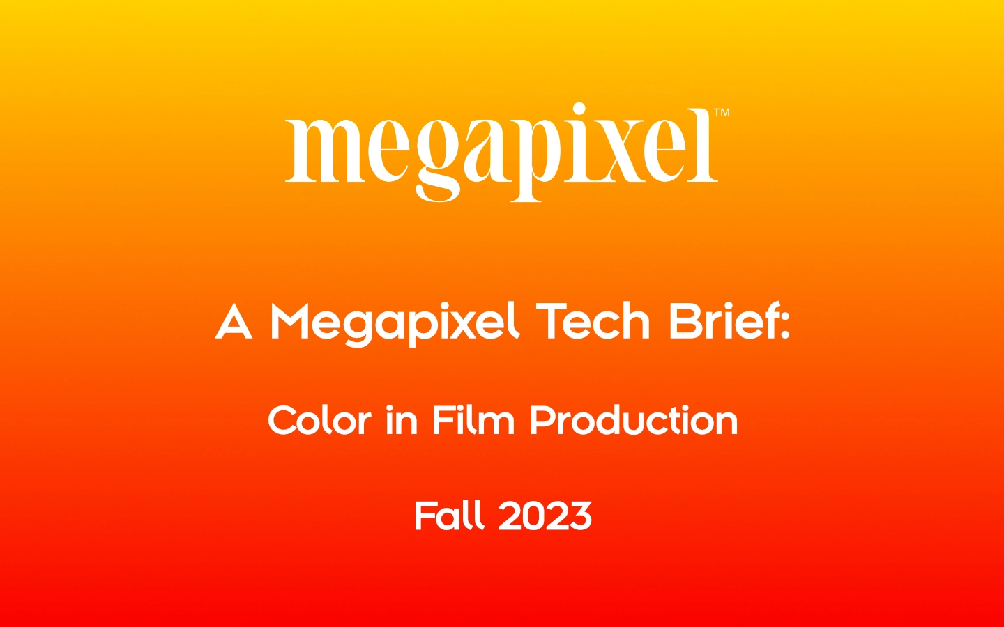 Color in Film Production
